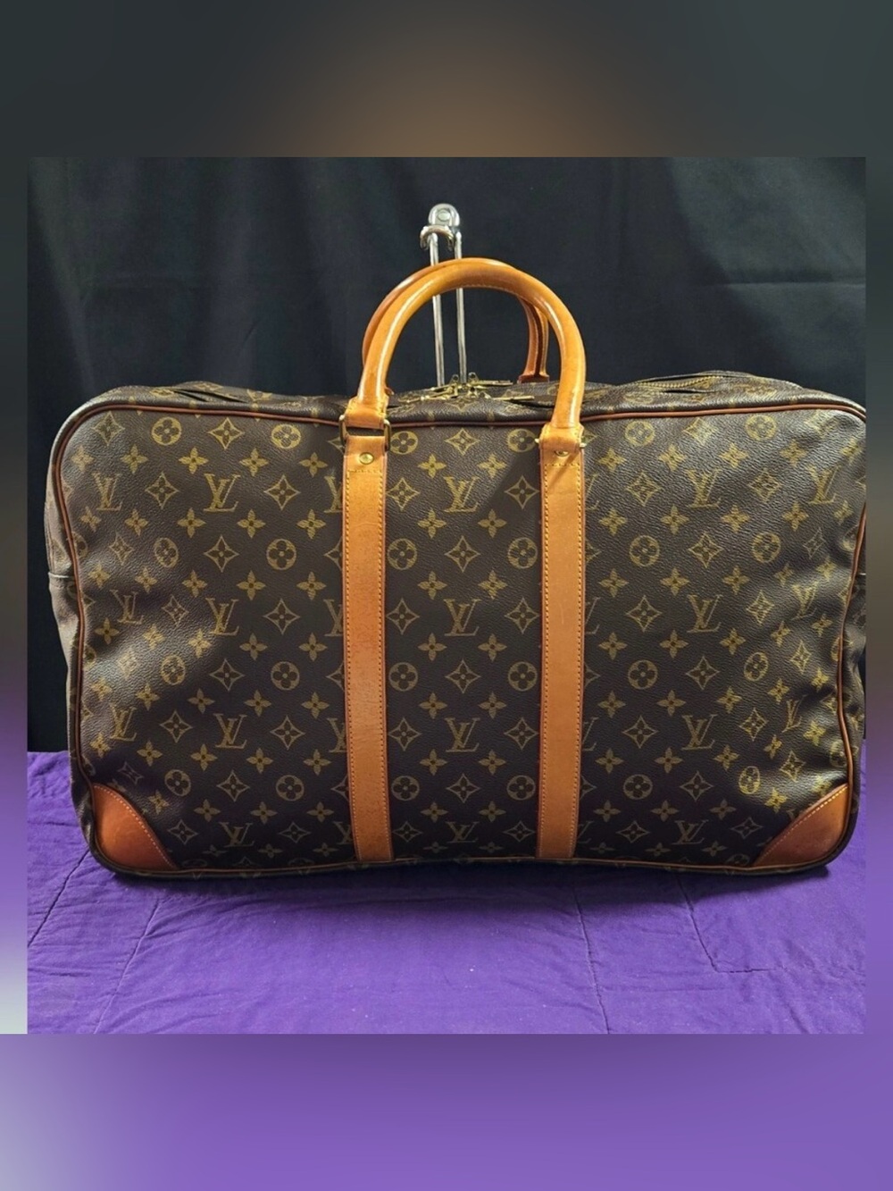 ✨Final✨ Louis Vuitton Rare Vintage
Monogram Sac Trois Poche 55
Travel Bag w/COA - Picture 2 of 16
